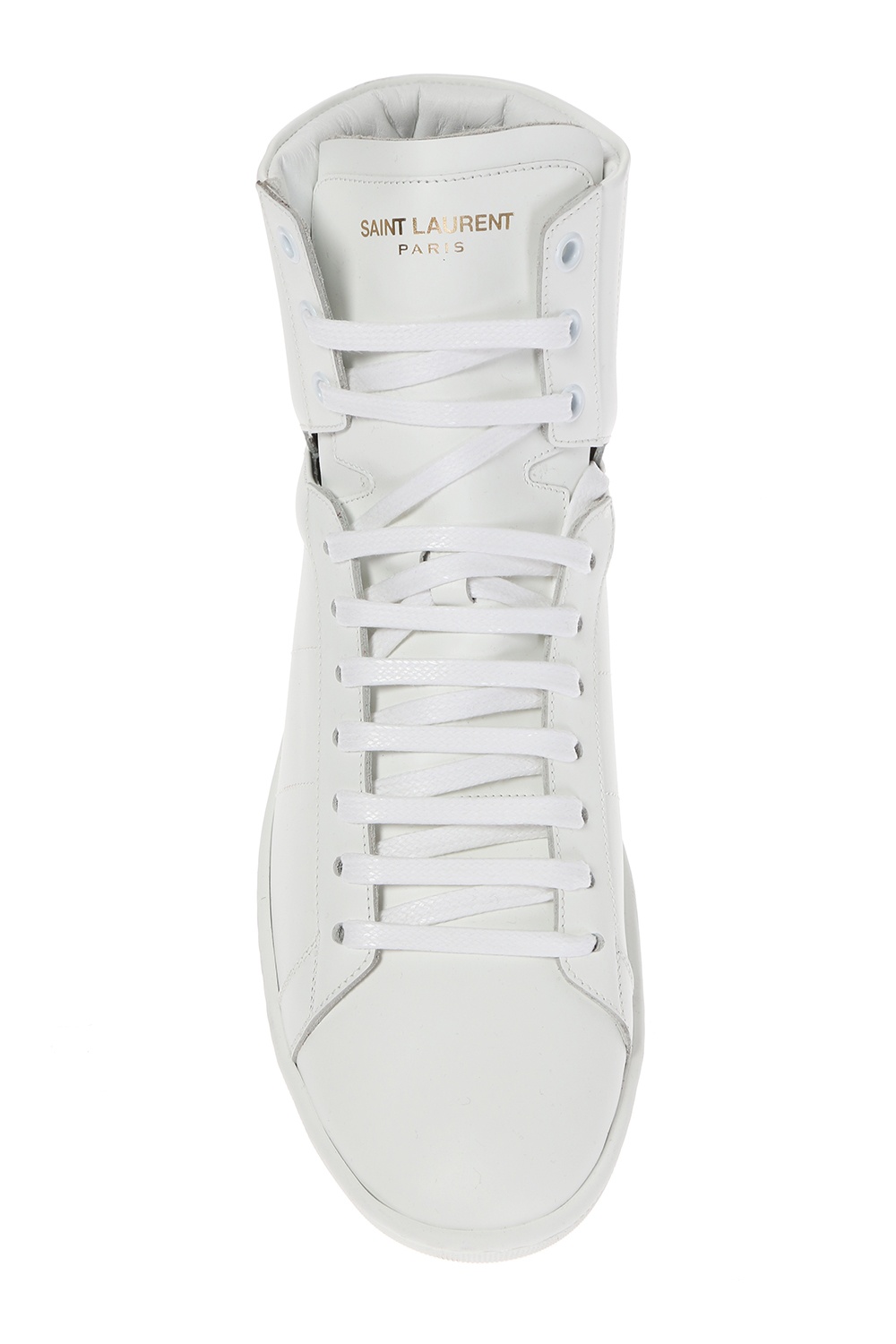 White 'Court Classic SL/01H' high-top sneakers Saint Laurent